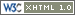 Valid XHTML 1.0 Transitional